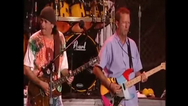 Awesome Live Performance Of Carlos Santana and Eric Clapton | Society Of Rock Videos
