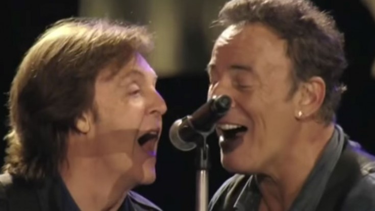 Paul McCartney & Bruce Springsteen – I Saw Her Standing There | Society Of Rock Videos