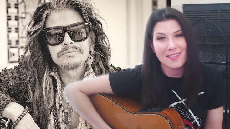 Sasha Aaron Delivers Sweet Acoustic Take On Steven Tyler’s Country Debut | Society Of Rock Videos