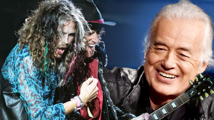 Jimmy Page & Aerosmith Onstage and Backstage at Donington, 1990! | Society Of Rock Videos