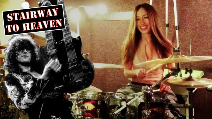 Great Drum Cover of “Stairway to Heaven” by Meytal Cohen | Society Of Rock Videos