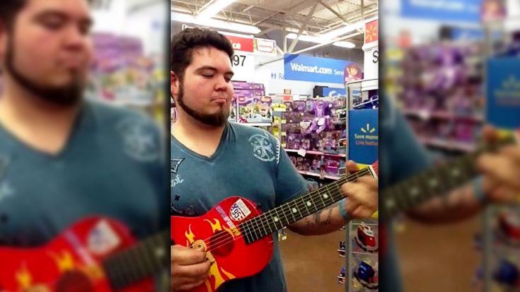 Walmart Shopper Picks Up Toy Guitar – What Happened Next Made Him An Overnight Celebrity | Society Of Rock Videos