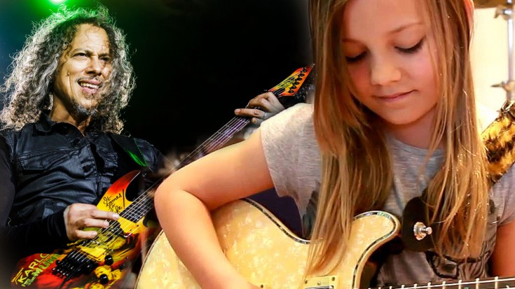 Metallica Who? 7-Year-Old Mini Band Guitarist Zoe Jams To “Enter Sandman” And It’s Amazing! | Society Of Rock Videos