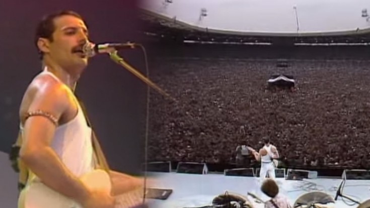 Queen- “Crazy Little Thing Called Love” At Live Aid | Society Of Rock Videos