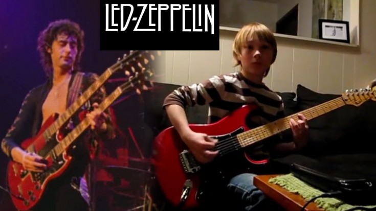 10 Yr Old Kid Plays 21 Led Zeppelin Songs in 4 Minutes | Society Of Rock Videos
