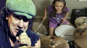The Next Female Drummer Prodigy Covering ACDC’s “Who Made Who” ONLY 7 YEARS OLD