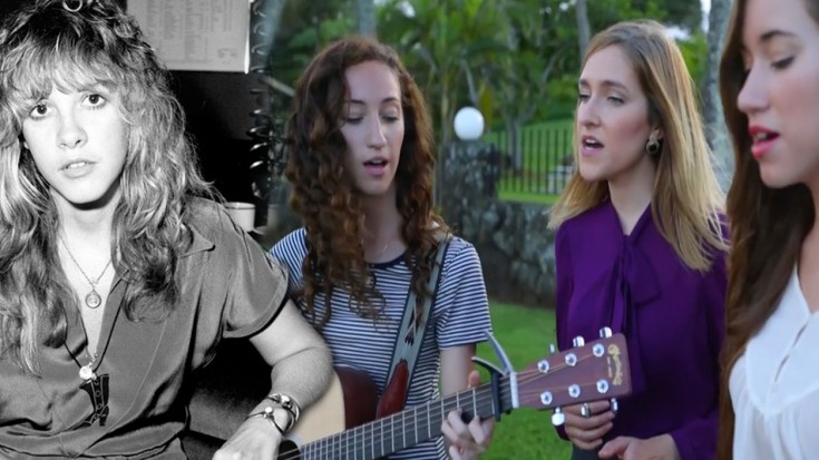 This Beautiful Acoustic Cover Of Fleetwood Mac’s “Landslide” By The Talented Gardiner Sisters Is Bone Chilling | Society Of Rock Videos
