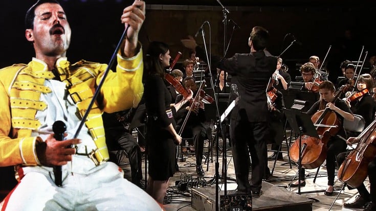 collaborative orchestra play for queen