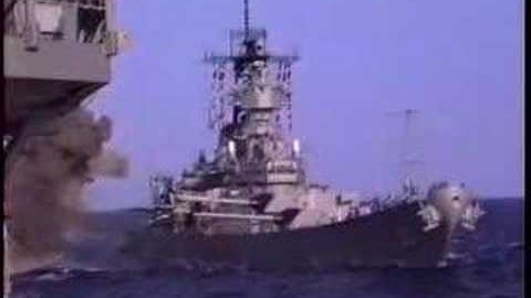 USS Missouri Firing Her Big Guns — MASSIVE Firepower! | Society Of Rock Videos