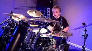 7-Year-Old Drumming Prodigy “Shoots To Thrill” With This AC/DC Cover
