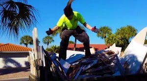 Video Evidence: This Construction Worker Might Be More Metal Than You