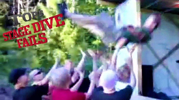 5 Stage Dive Fails That Will Make You Feel Better About Your Life | Society Of Rock Videos