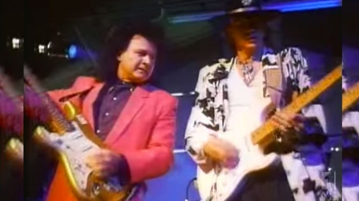 Flashback: Dick Dale And Stevie Ray Vaughan Team Up For Explosive “Pipeline” Guitar Jam | Society Of Rock Videos