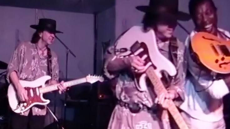 Stevie Ray Vaughan And Buddy Guy Are Hilarious In “Champagne And Reefer” Performance | Society Of Rock Videos
