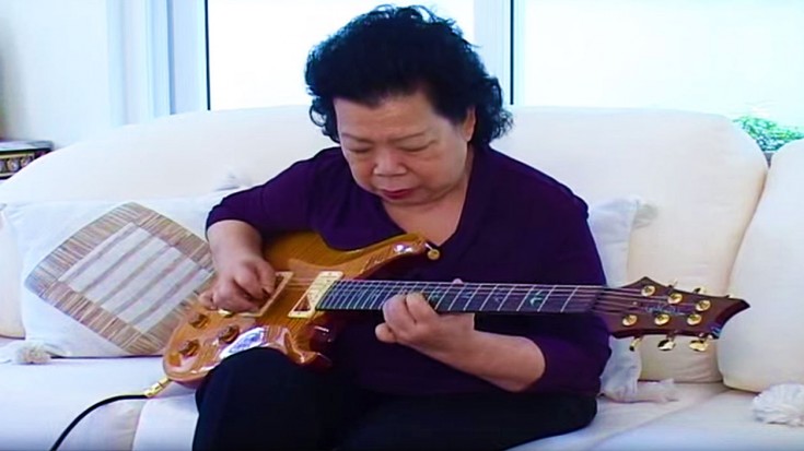 73-Year-Old Grandma Picks Up Guitar To Play, Then This Happens… | Society Of Rock Videos