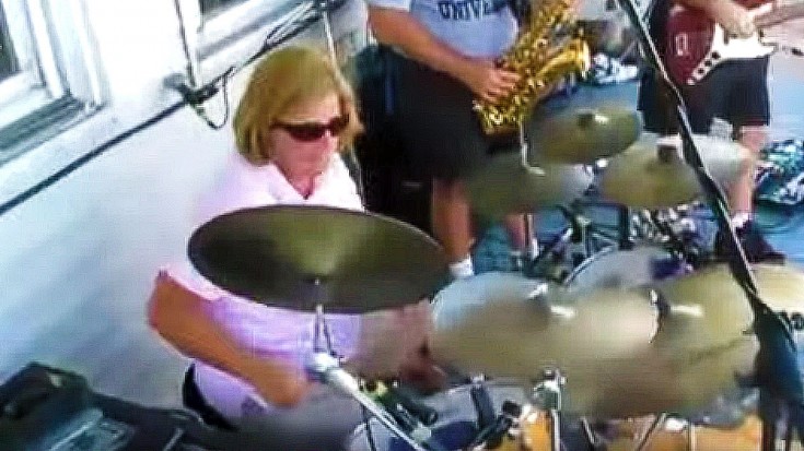Don’t Underestimate “Mom” On the Drums- Wipeout Solo | Society Of Rock Videos