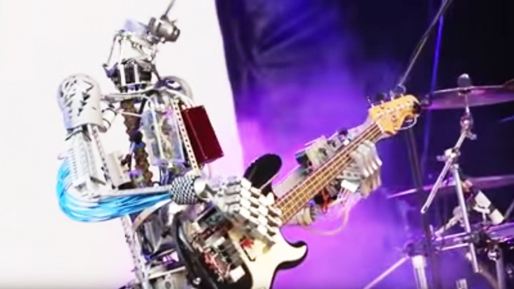 Full Band Of Robots Perform “Iron Man” On Stage And It’s Epic | Society Of Rock Videos