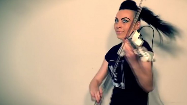 What She Can Do With The Violin Will AMAZE You, She Crushes This Joan Jett Classic! | Society Of Rock Videos