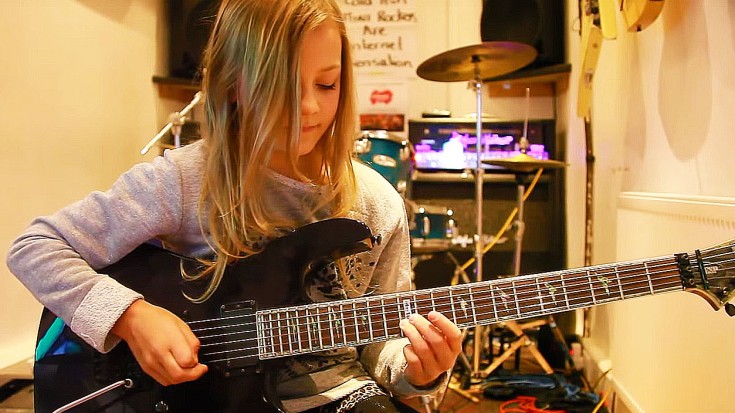 10-Year-Old Girl Picks Up Guitar, But What She Does Next Is Mindblowing | Society Of Rock Videos