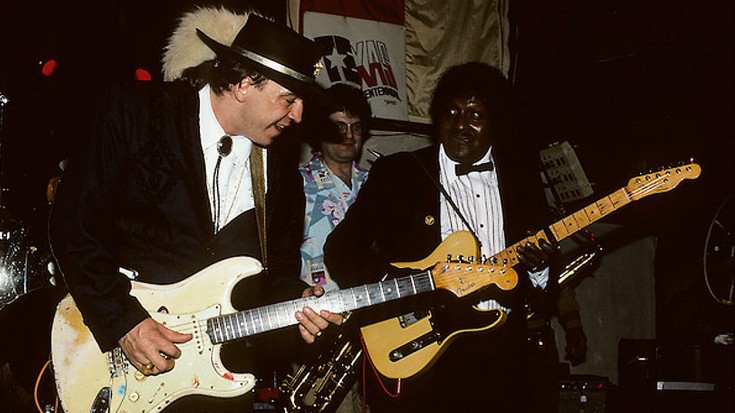 Student Meets Teacher When Stevie Ray Vaughan Joins Albert Collins For “Frosty” | Society Of Rock Videos