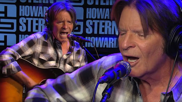 John Fogerty Rocks The Howard Stern Show With Acoustic “Have You Ever Seen The Rain” | Society Of Rock Videos