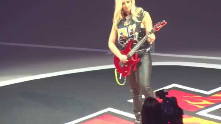 She Shreds “Star Spangled Banner” On Guitar, Everyone Goes WILD | Society Of Rock Videos