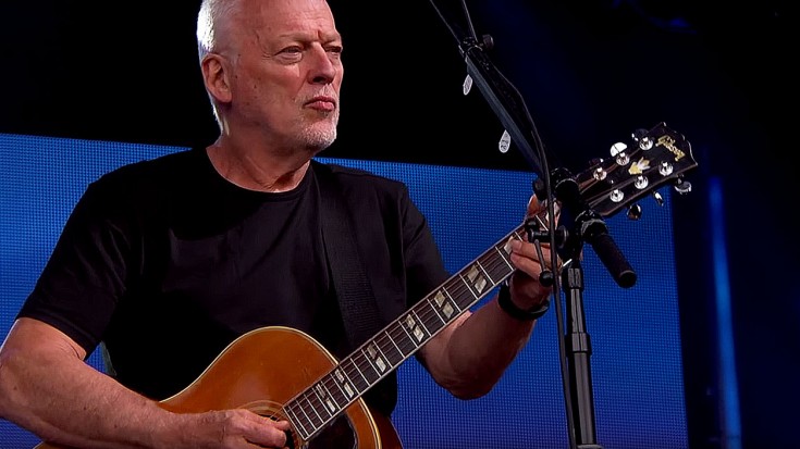 David Gilmour Crashes Late Night TV, Dazzles With Acoustic “Wish You Were Here” | Society Of Rock Videos