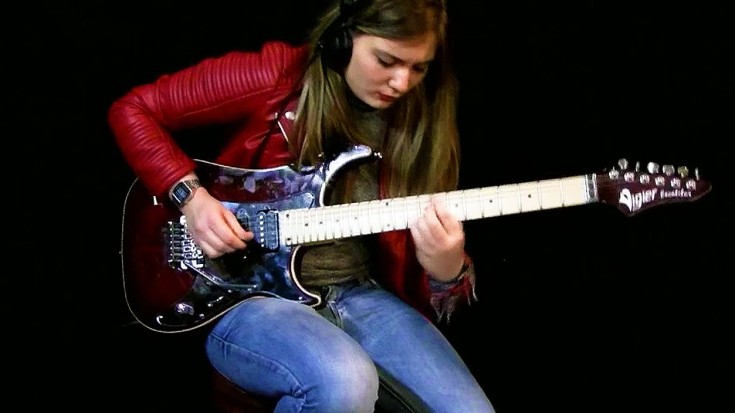 Talented Teen Absolutely SLAYS Megadeth’s “Tornado Of Souls” – I Can’t Believe How Fast She Is | Society Of Rock Videos