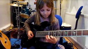 Tiny, But Fierce: Little Rock N’ Roller Picks Up Guitar, SHREDS Metal