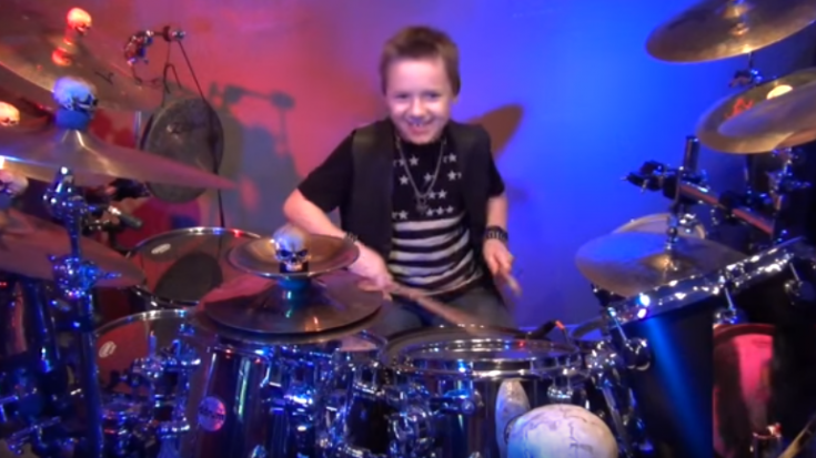 9-Year-Old Drummer Plays ‘Kickstart My Heart’ And It’s Surprisingly Good | Society Of Rock Videos