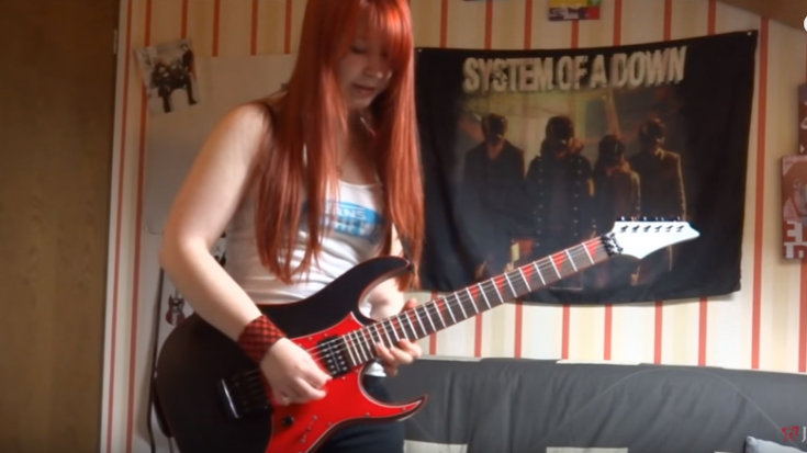 Rock Chick Does “Stairway to Heaven” Guitar Solo Cover And We LOVED It! | Society Of Rock Videos