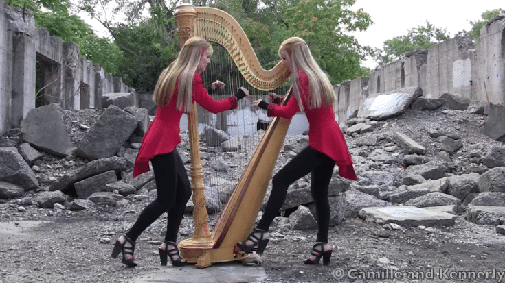 2 Girls, 1 Harp – Twins Absolutely SLAY Metallica Like You’ve Never Seen Before | Society Of Rock Videos