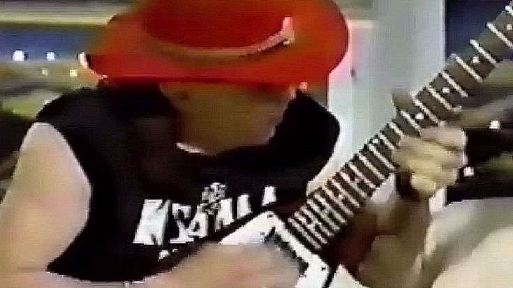 FROM THE VAULTS: Stevie Ray Vaughan Crashes Talk Show With Impromptu Jam Session | Society Of Rock Videos