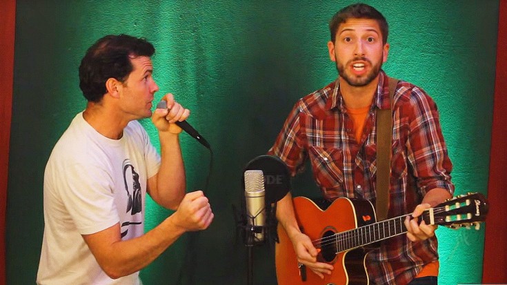 These Two Guys Perform An EPIC One Minute Mash-Up Of Beatles Songs! | Society Of Rock Videos
