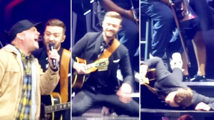 Garth Brooks Crashes Justin Timberlake Concert, But Then… | Society Of Rock Videos