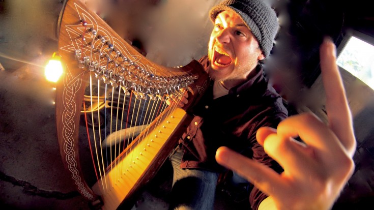 They Said That Harpists Have No Place In Metal – But He Grabs A Harp And… | Society Of Rock Videos