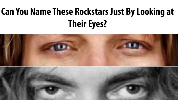 Can You Recognize These 15 Rockstars JUST By Their Eyes? | Society Of Rock Videos