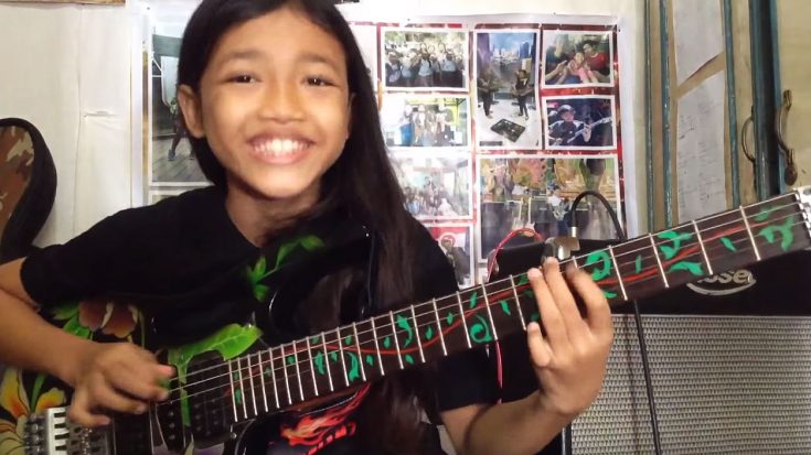 Adorable Little Girl Absolutely Crushes Metallica’s ‘Enter Sandman’! | Society Of Rock Videos