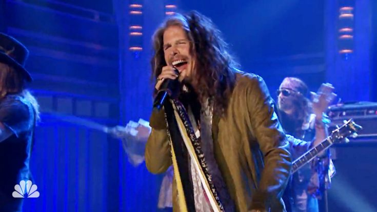 Steven Tyler Gives Riveting Performance Of His New Song On The Tonight Show! | Society Of Rock Videos