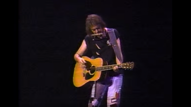 Neil Young’s Most Epic Acoustic Solo | Society Of Rock Videos
