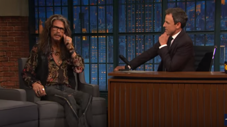 Steven Tyler Brings 2 Unexpected Guests On Late Night Show | Society Of Rock Videos