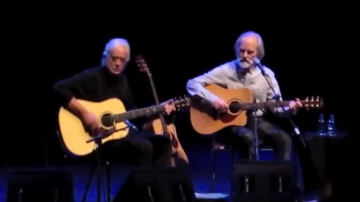 Jimmy Page Jamming With Roy Harper On Stage In London | Society Of Rock Videos