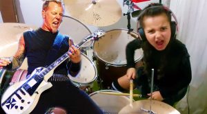 5-Year Old Rips Incredible Drum Cover Of Metallica’s “Enter Sandman”!