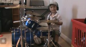 3-Year-Old Boy Crushes The Guns N’ Roses Classic With This Drum Cover – Watch Out For His Double Bassing Feet!