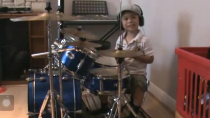 3-Year-Old Boy Crushes The Guns N’ Roses Classic With This Drum Cover – Watch Out For His Double Bassing Feet! | Society Of Rock Videos