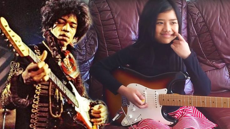 10-Year Old Krizten Shows Us All How It’s Done With Her Cover Of Jimi Hendrix’s “Red House”! | Society Of Rock Videos