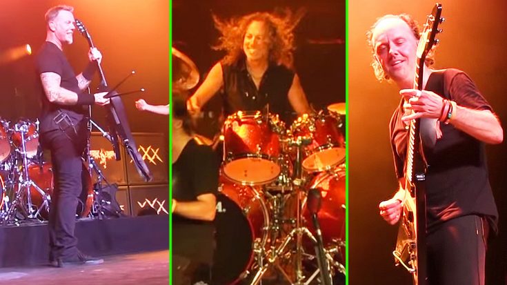 Metallica Members Trade Instruments During Concert, Hilarious Jam Session Ensues! | Society Of Rock Videos