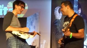Steve Vai Calls Fan Up On Stage—Incredible Shred-Off Ensues