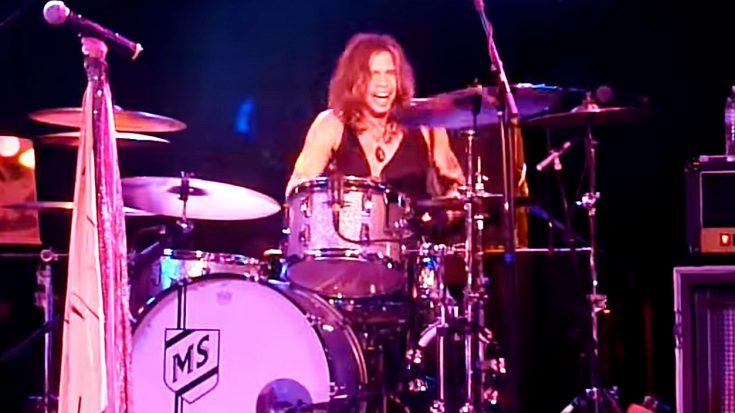 Steven Tyler Surprises Audience, Then Hops On The Drums To Rip Awesome Solo | Society Of Rock Videos