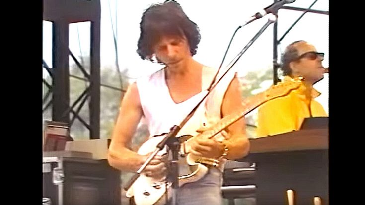 Jeff Beck Makes Guitar Weep Tears Of Joy | ‘Cause We’ve Ended As Lovers’ – Live (1986) | Society Of Rock Videos